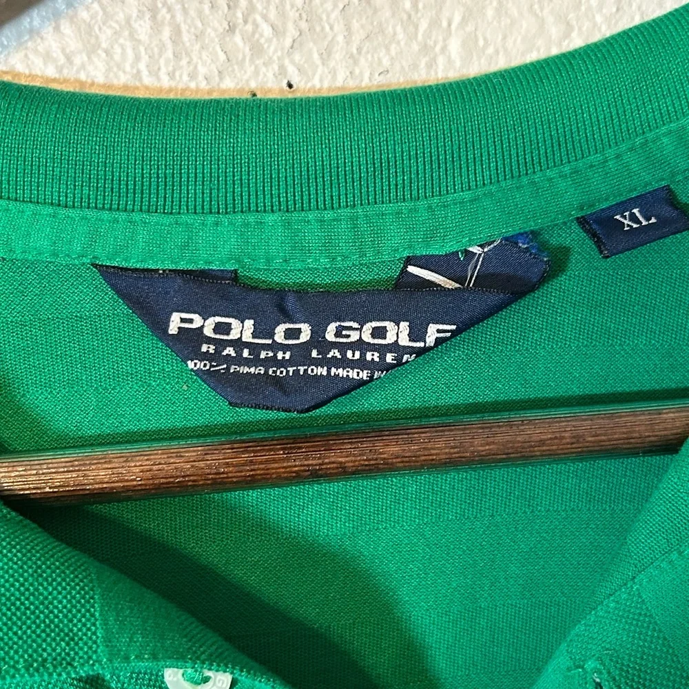Polo Golf Green Polo 100% Cotton Size XL